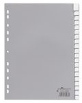 DURABLE Ordnerregister Vollformat A-Z grau 20-teilig - 1 Satz