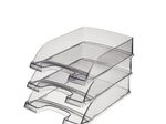 LEITZ Briefablage Plus - grau transparent