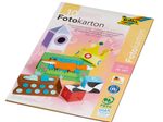 folia Fotokarton farbsortiert 300 g/qm - 10 Blatt