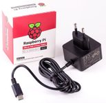 Raspberry Pi offizielles Netzteil für Raspberry PI 4 (15,3 W) schwarz