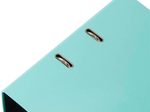 FALKEN Pastell Color Ordner Karton 8,0 cm DIN A4 - minz grün