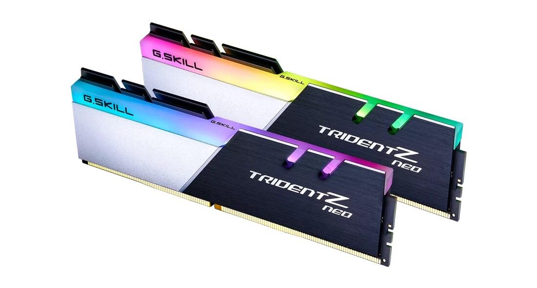 G.Skill Trident Z Neo Intel 16GB (2x 8GB) Kit DDR4 3600 MHz schwarz/silber