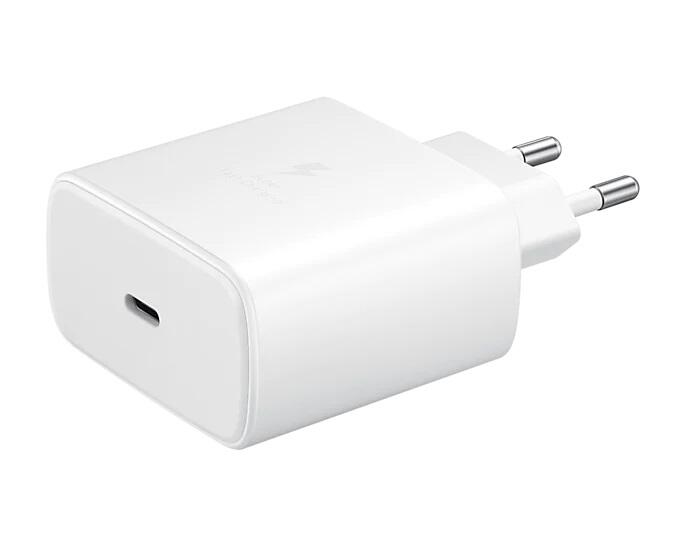 Samsung Ladeadapter mit Schnellladefunktion EP-TA845 White