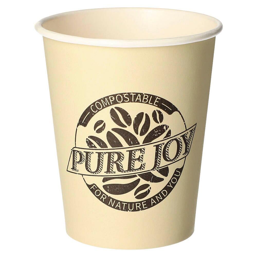 PAPSTAR Einweg-Kaffeebecher PURE JOY 0,2 l - 50 Stück