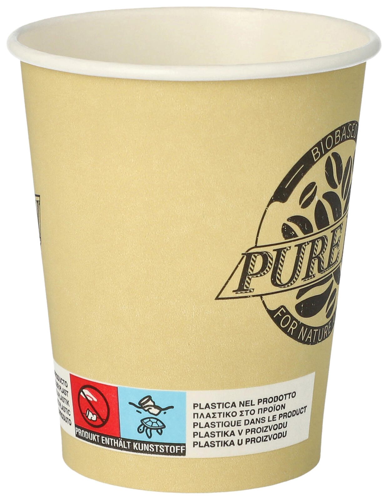 PAPSTAR Einweg-Kaffeebecher PURE JOY 0,2 l - 50 Stück