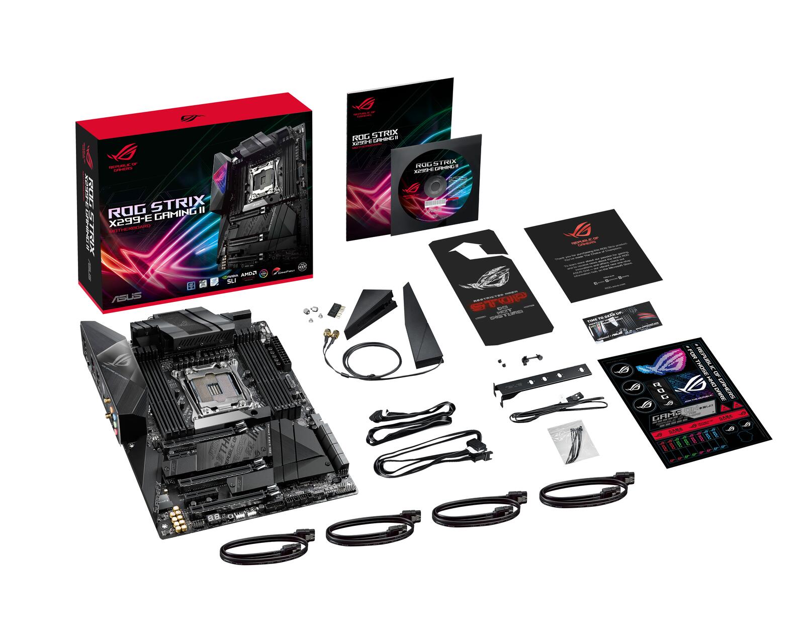 ASUS ROG STRIX X299-E Gaming II Mainboard Sockel Intel LGA 2066