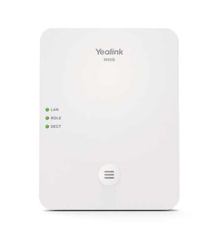Yealink W80B - Basisstation für schnurloses Telefon/VoIP-Telefon mit Rufnummernanzeige