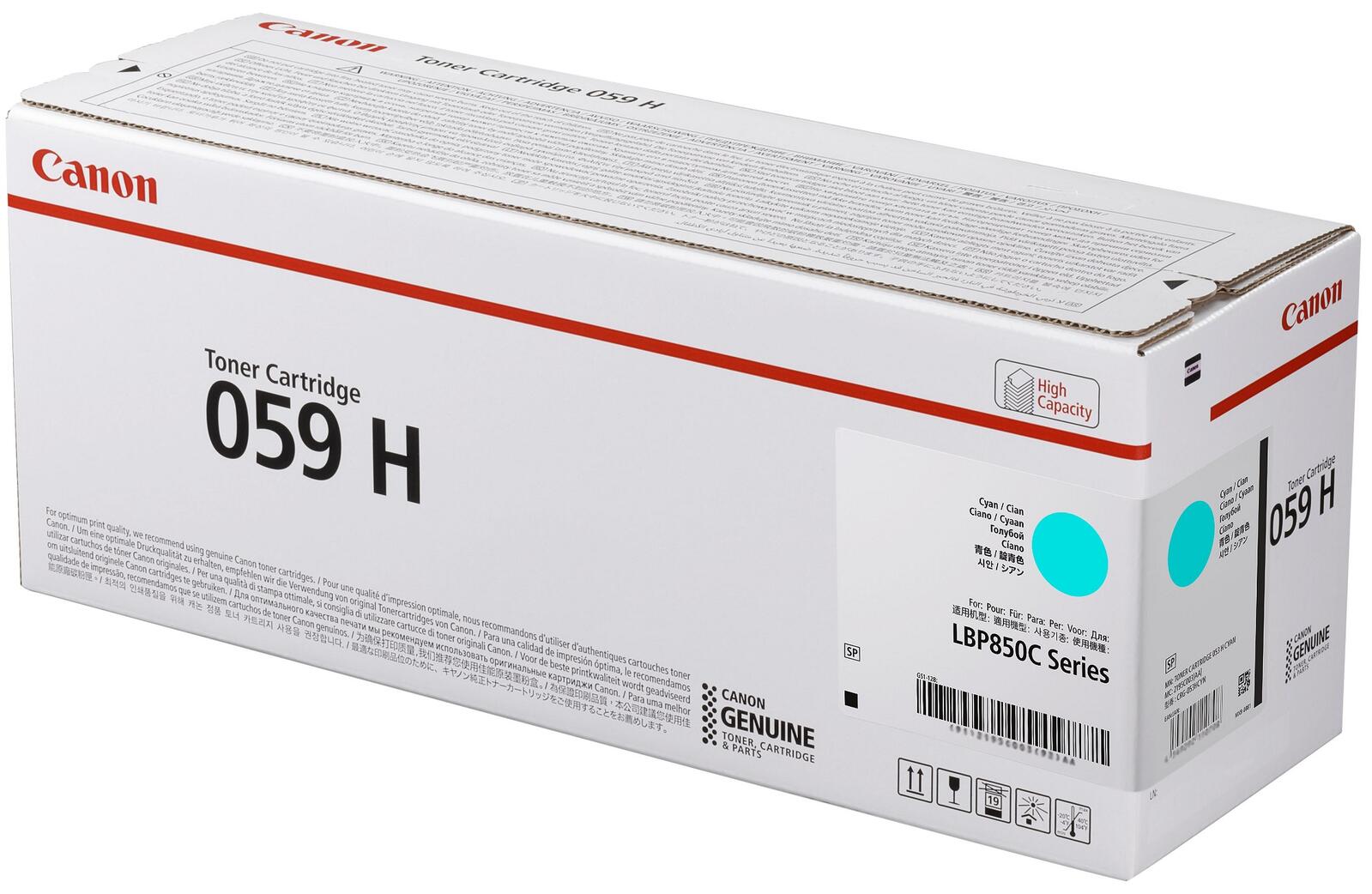 Canon Original 059H Toner - cyan bis zu 13.500 Seiten