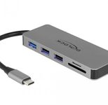 DeLOCK Dockingstation für Mobilgeräte USB Type-C zu HDMI / USB 3.0 Type-A / USB 2.0 Type-A / SD / Micro SD
