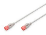 DIGITUS Patch-Kabel Slim RJ-45 (M) zu RJ-45 (M) 0.5m Kupfer U/UTP Cat 6 grau (DK-1617-005S)
