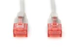 DIGITUS Patch-Kabel Slim RJ-45 (M) zu RJ-45 (M) 10m Kupfer U/UTP Cat 6 grau (DK-1617-100S)