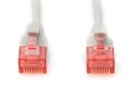 DIGITUS Patch-Kabel Slim RJ-45 (M) zu RJ-45 (M) 15m Kupfer U/UTP Cat 6 grau (DK-1617-150S)