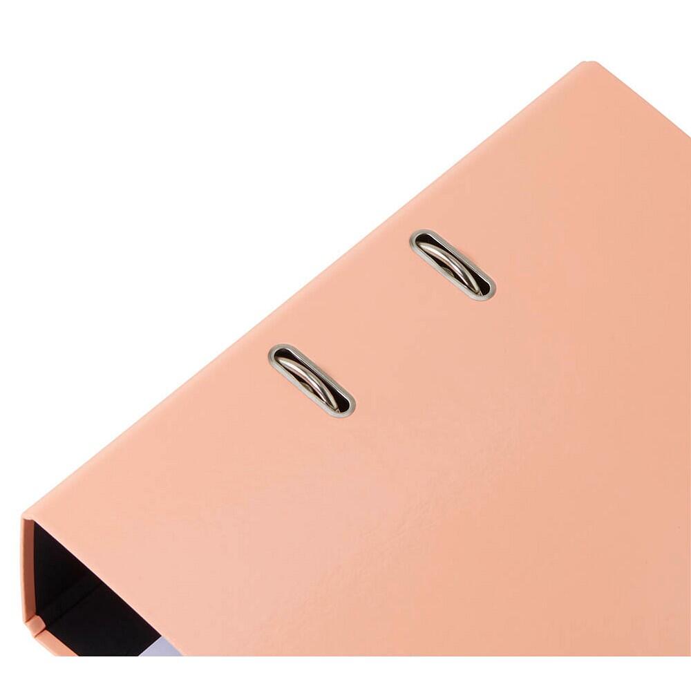 FALKEN Pastell Color Ordner Karton 8,0 cm DIN A4 - Pfirsich Orange