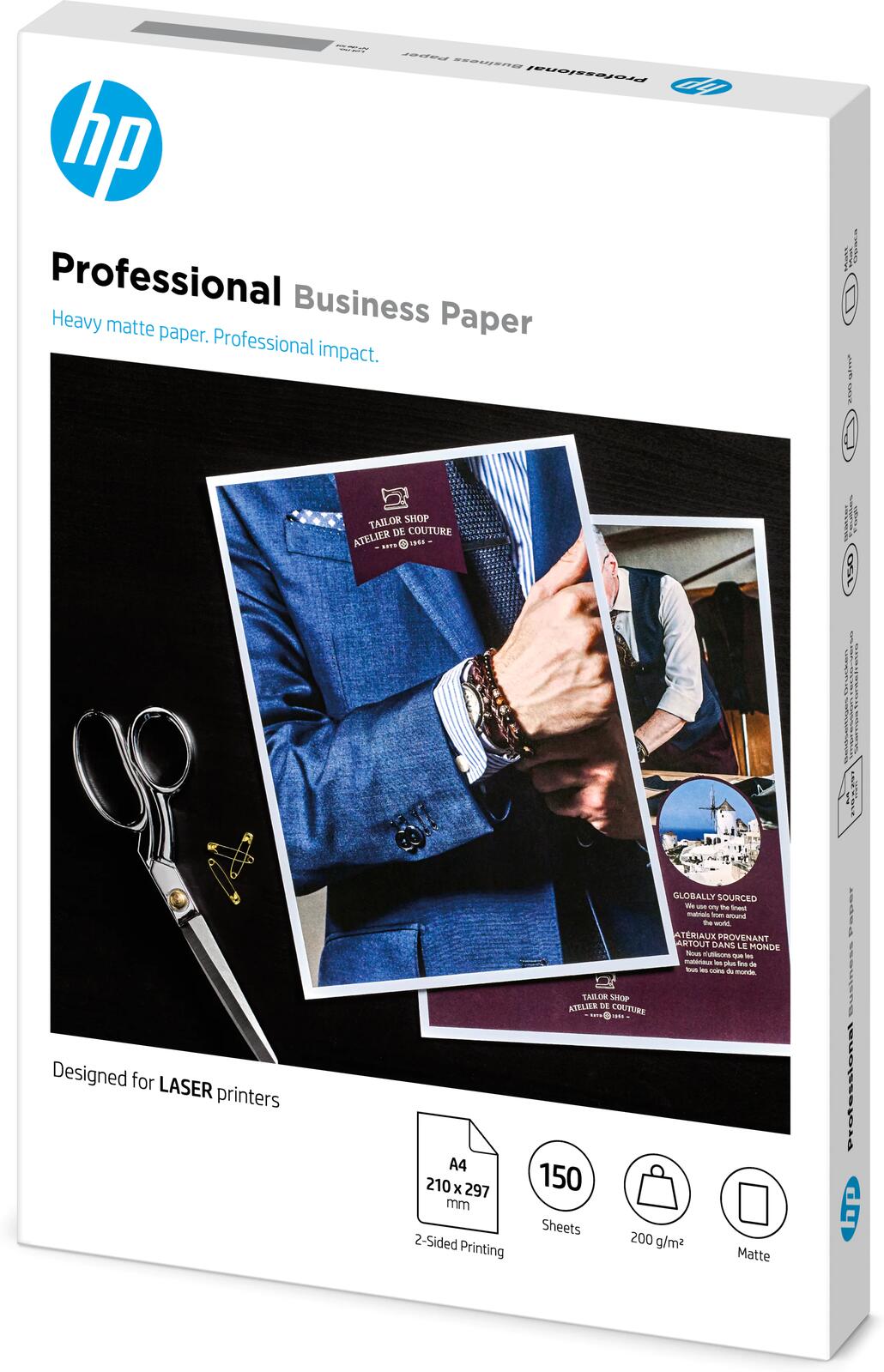 HP Professional Business Laser-Papier – A4, matt, 200 g/m²