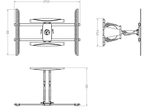 Hagor BrackIT® XL HD Wandhalterung neig- & schwenkbar
