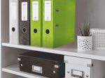 LEITZ WOW Ordner DIN A4 Karton 8,0 cm - grün