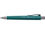 FABER-CASTELL Kugelschreiber POLY BALL Colous XB grün Schreibfarbe - blau