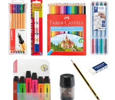 Stifte-Set ab 5. Klasse - Buntstifte, Fineliner, Textmarker uvm.