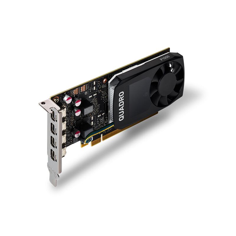 PNY Quadro P1000 DVI V2 4GB GDDR5 4x mini DP - VCQP1000DVIV2-PB - Retail