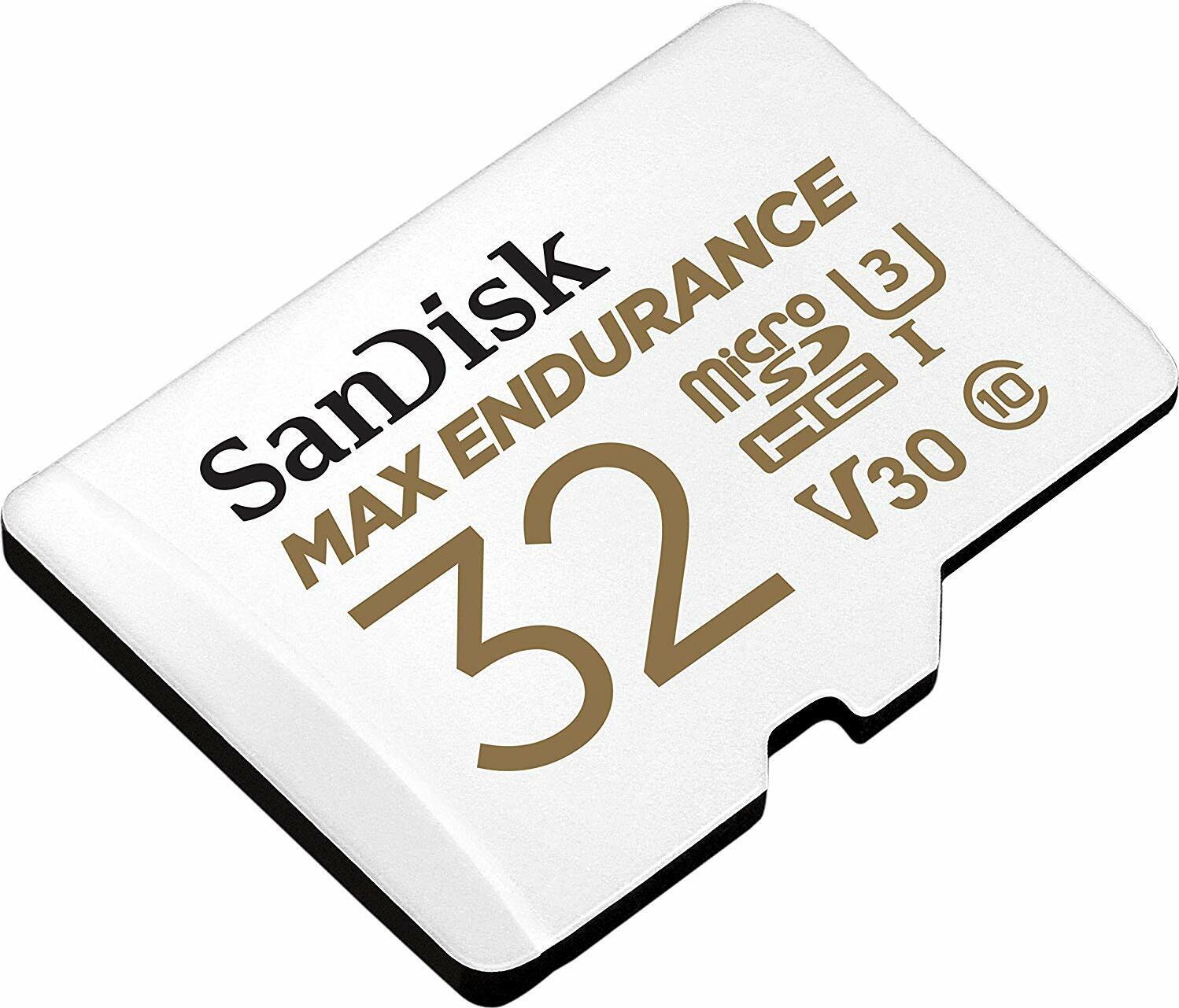 SanDisk Max Endurance microSDHC  Speicherkarte 32GB Kit + SD Adapter