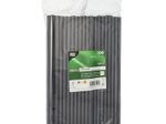 PAPSTAR Strohhalme pure schwarz - 100 Stück