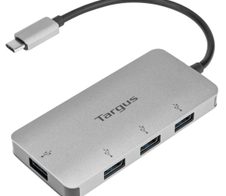 Targus USB-C 4 PORT HUB ALU CASE