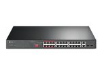 TP-Link TL-SL1226P 24-Port 10/100Mbps + 2-Port Gigabit Unmanaged PoE+ Switch