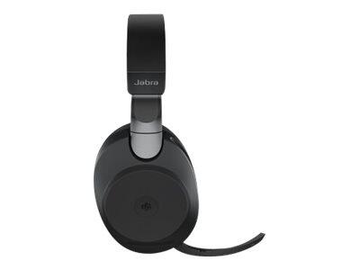 Jabra Evolve2 85 MS Stereo Headset Over-Ear schwarz