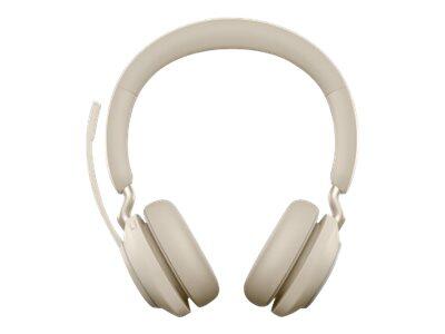Jabra Evolve2 65 MS Stereo Headset On-Ear beige