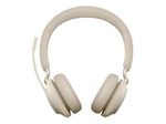 Jabra Evolve2 65 MS Stereo Headset On-Ear beige