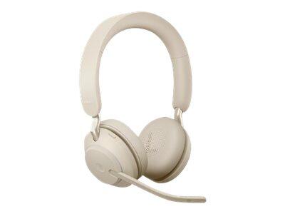 Jabra Evolve2 65 MS Stereo Headset On-Ear beige