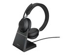 Jabra Evolve2 65 UC Stereo Headset On-Ear schwarz