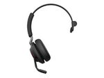 Jabra Evolve2 65 MS Mono Headset On-Ear schwarz