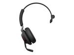 Jabra Evolve2 65 MS Mono Headset On-Ear schwarz