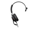 Jabra Evolve2 40 UC Mono Headset On-Ear, konvertierbar, kabelgebunden, USB