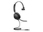 Jabra Evolve2 40 UC Mono Headset On-Ear, konvertierbar, kabelgebunden, USB