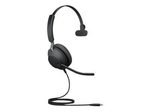 Jabra Evolve2 40 UC Mono kabelgebundenes Mono Headset mit Geräuschisolierung
