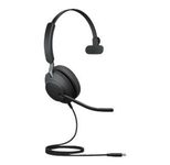 Jabra Evolve2 40 UC Mono kabelgebundenes Mono Headset mit Geräuschisolierung