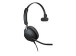 Jabra Evolve2 40 UC Mono kabelgebundenes Mono Headset mit Geräuschisolierung