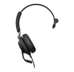 Jabra Evolve2 40 MS Mono Headset On-Ear konvertierbar, kabelgebunden, USB