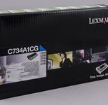 Lexmark Original Toner cyan 6.000 Seiten (C734A1CG) für C734dn/n/dw/dtn, C736dn/dtn/n, X734de, X736de, X738/de/dte