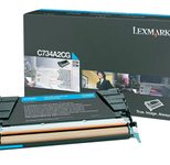 Lexmark Original Toner Standard Variante - C/X734 cyan 6000 Seiten (C734A2CG)