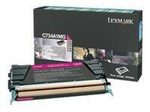 Lexmark Original Toner magenta 10.000 Seiten (C736H1MG) für C736dn/dtn/n, X736de, X738de/dte