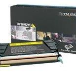 Lexmark Original Toner Standard Variante - C/X736 gelb 10000 Seiten (C736H2YG)