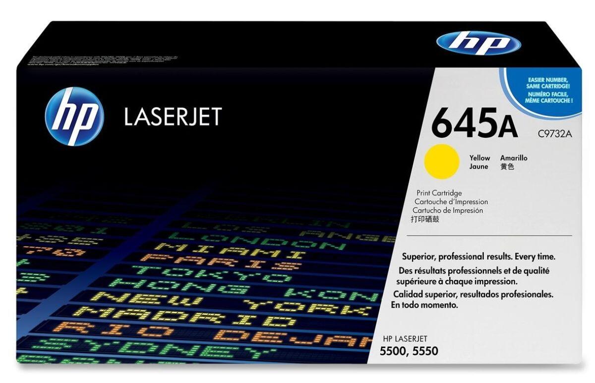 HP Original 645A Toner gelb 12.000 Seiten (C9732A)
