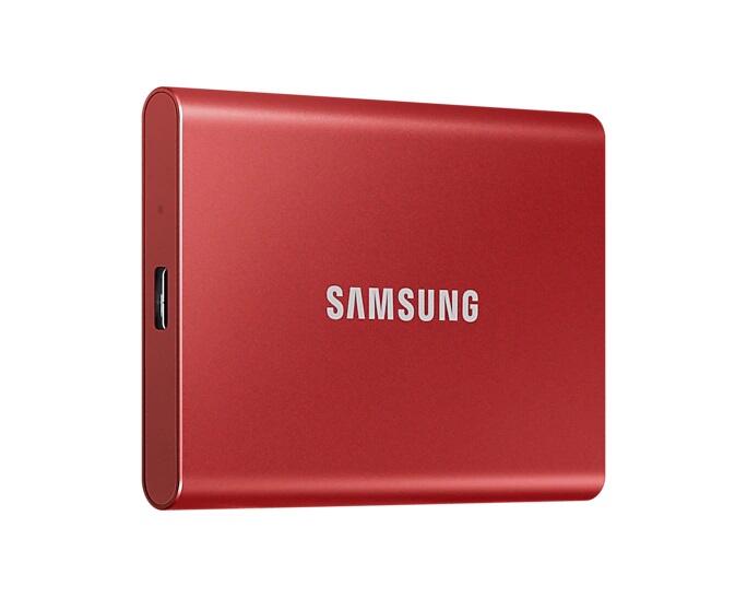 Samsung Portable SSD T7 500GB für PC/Mac (red)