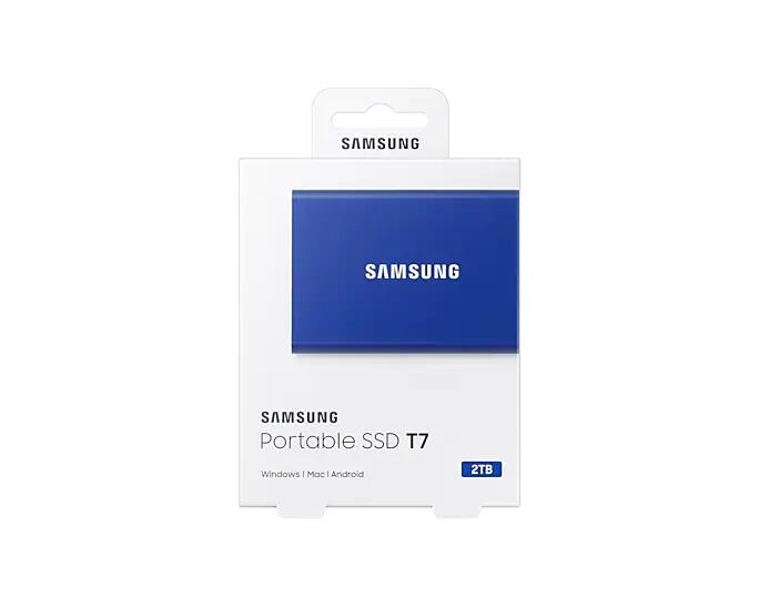 Samsung Portable SSD T7 500GB für PC/Mac (blue)