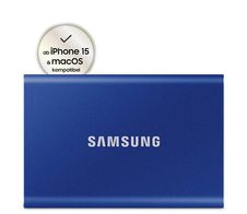 Samsung Portable SSD T7 2 TB für PC/Mac blau