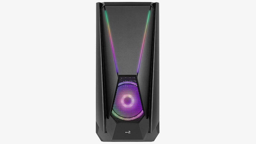 Aerocool PC Gehäuse Visor Mid-Tower Schwarz