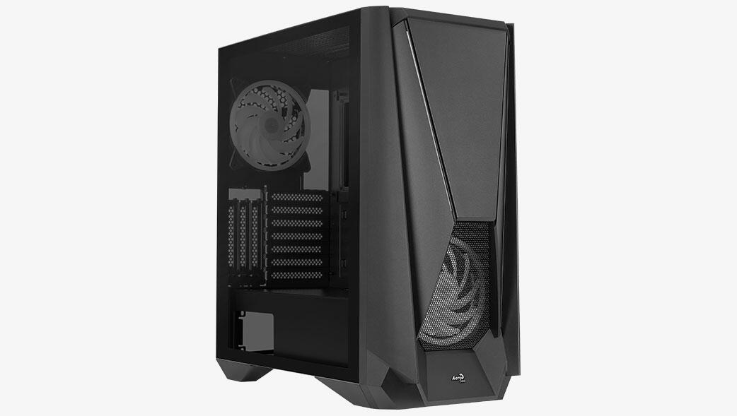 Aerocool PC Gehäuse Visor Mid-Tower Schwarz